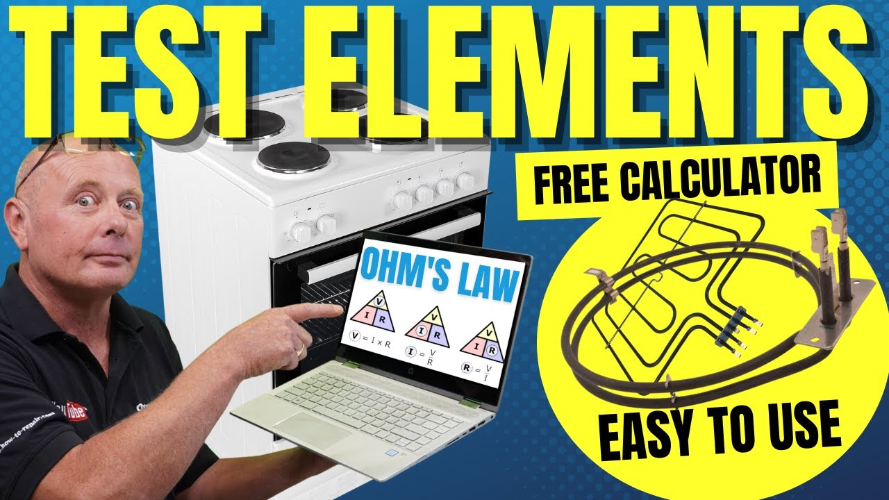 How to test Cooker & Oven Elements Using ohm's law calculator