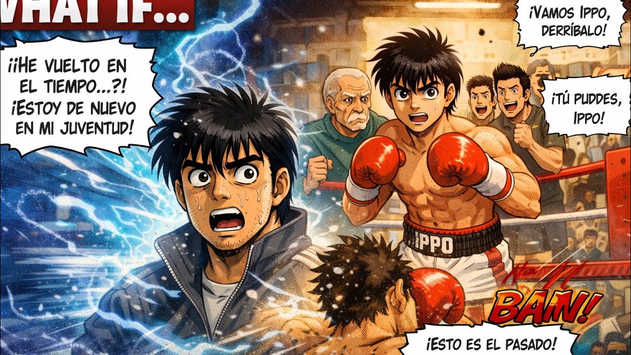 Que hubiera pasado si ippo regresaba en el tiempo cuando estaba en el retiro What If-IPPO