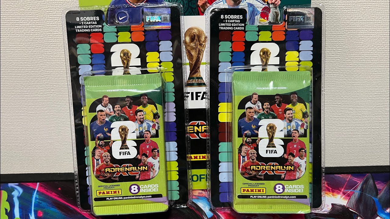 OTRO FORMATO!! Apertura Blister Sobres Adrenalyn XL Panini FIFA World Cup 2026