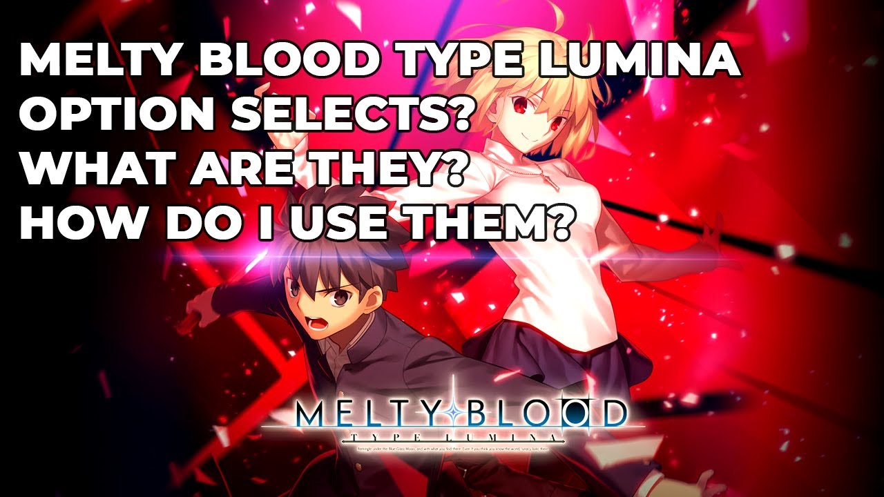 What is an Option Select and how do I use it? Melty Blood Type Lumina