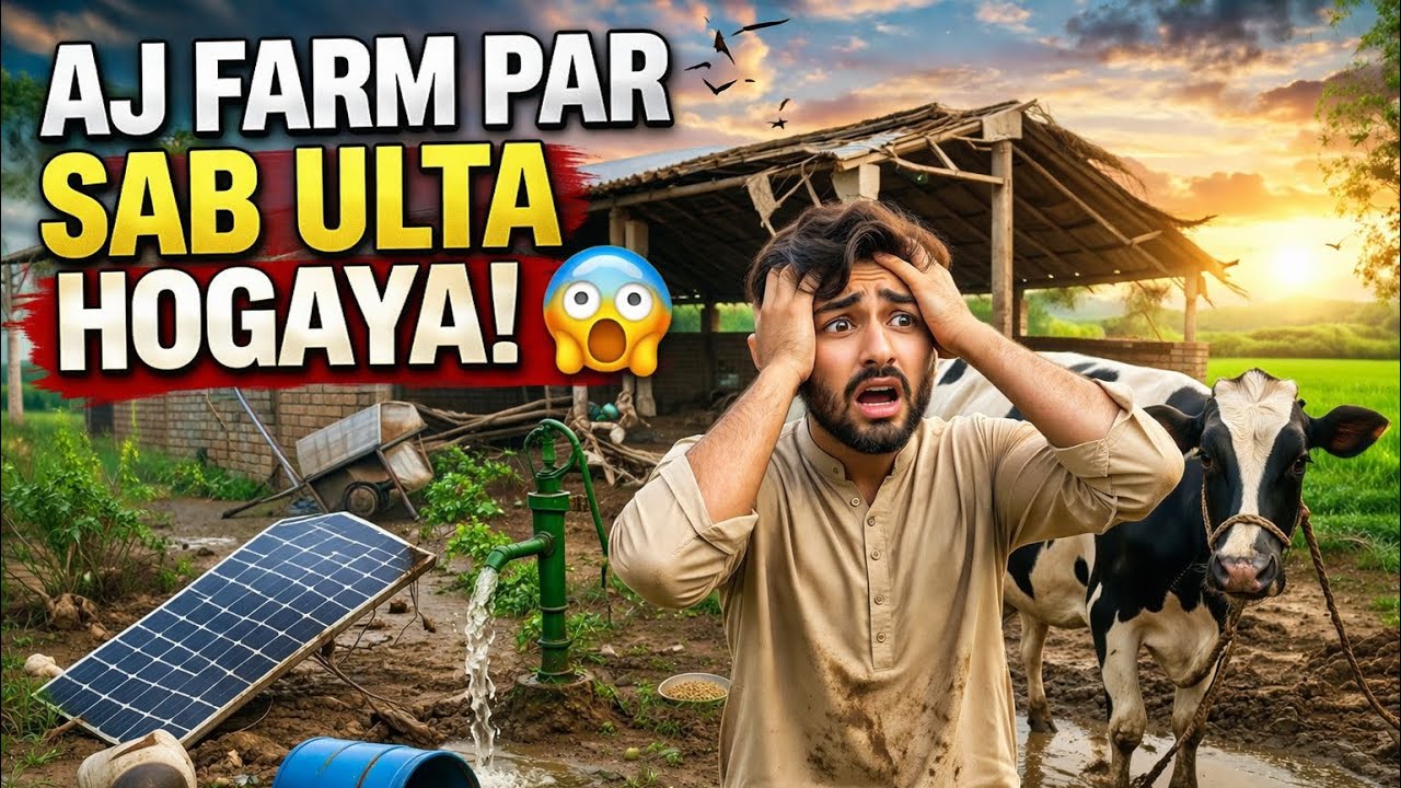 Aaj farm par sab kuch ulta ho gaya 😟 | Real Cattle Farm Vlog