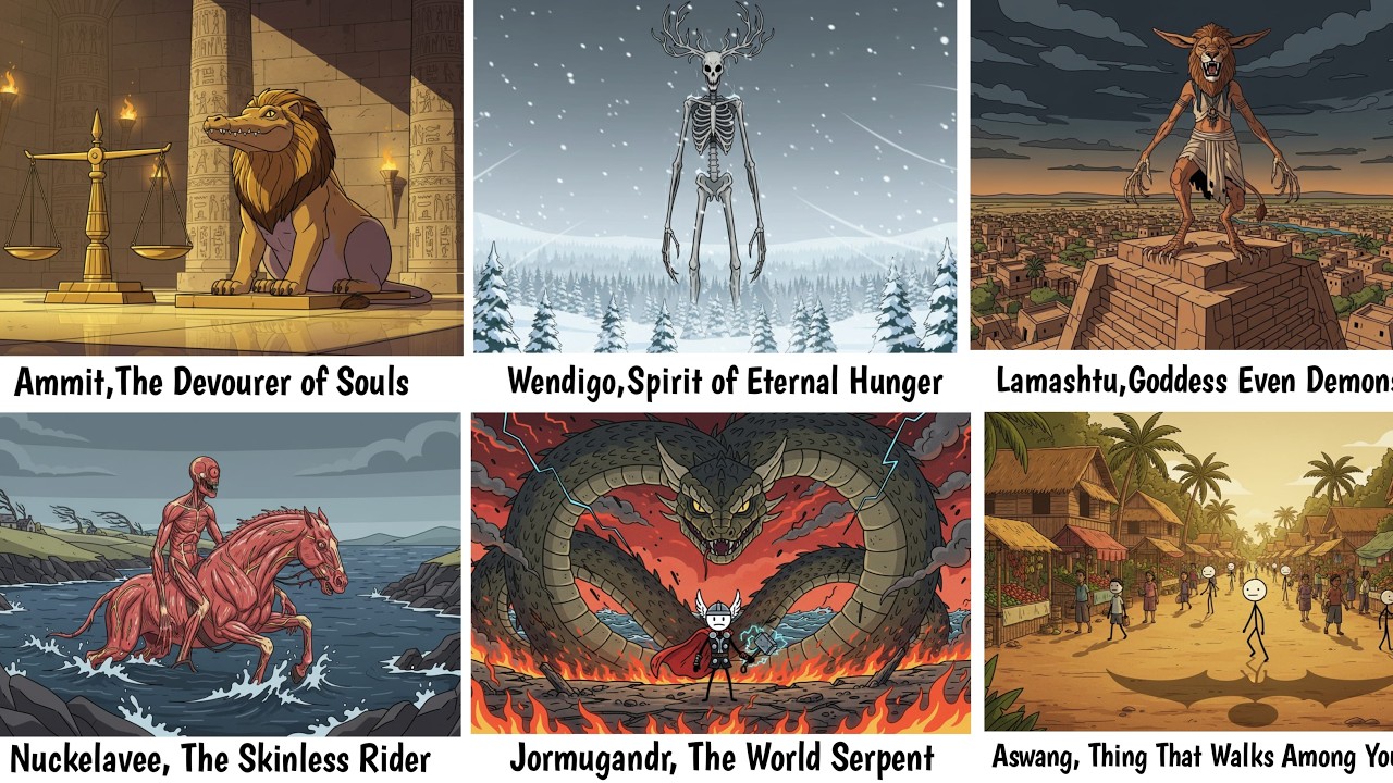 Most Terrifying Entities From Ancient Mythology Explained in Under 14 Minutes