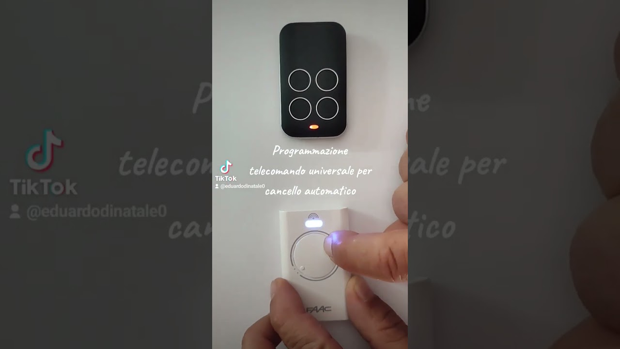 programmare un telecomando compatibile fac