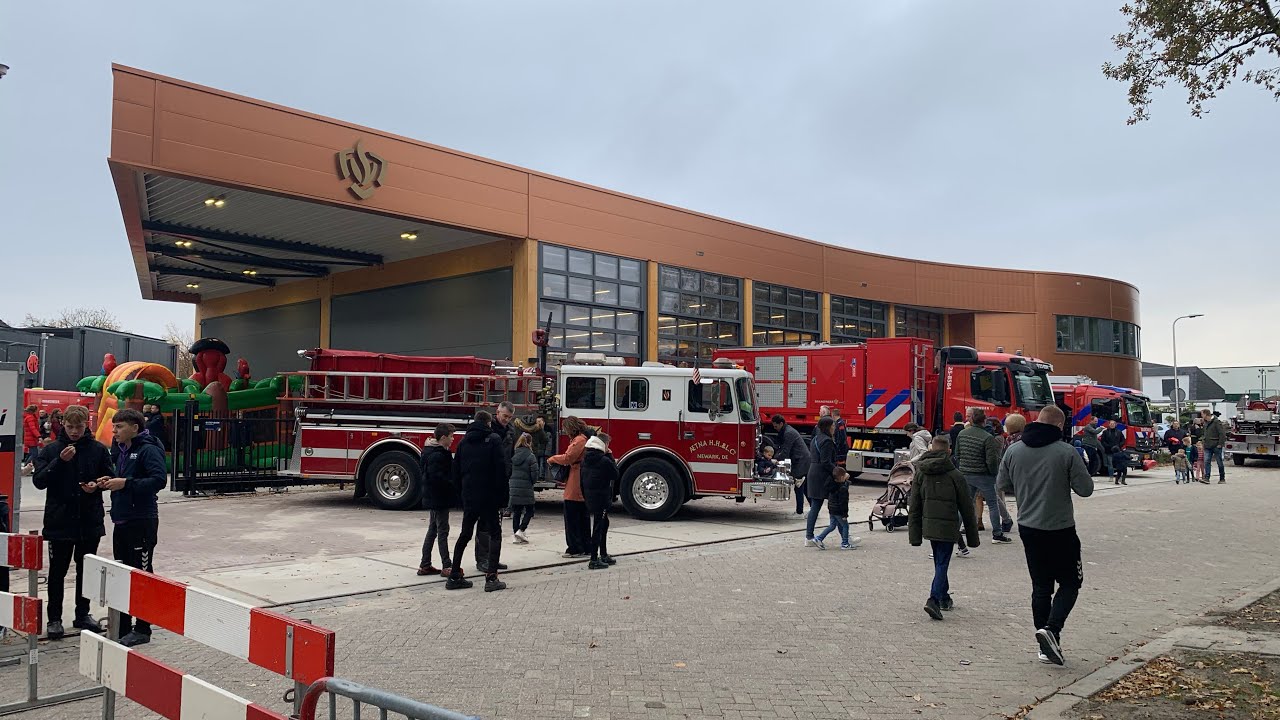 Brandweer Urk. opend de nieuwe brandweer karzerne!