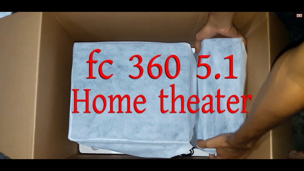 Microlab fc 360 ( 5 .1) Home theater  Unboxing  & Installation Guide