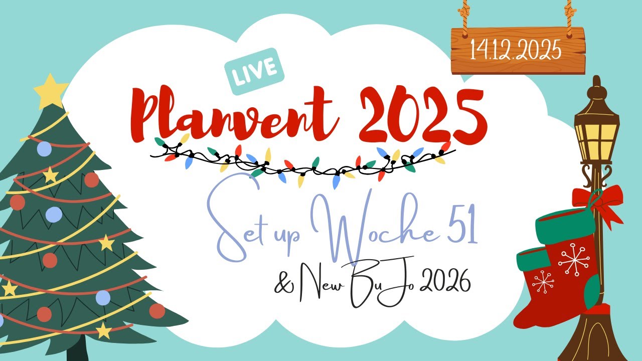 Planvent 2025 - Set up KW 51 & BuJo 2026