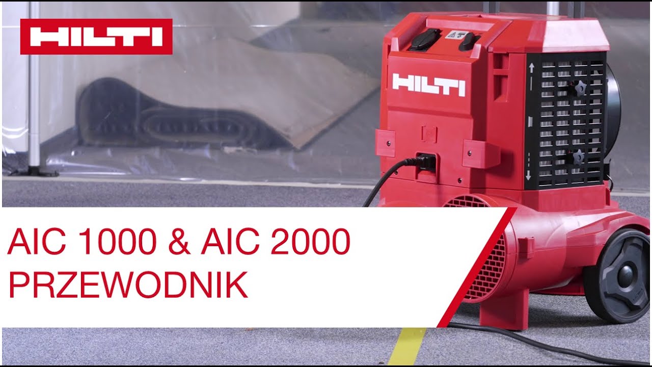 Oczyszczacz powietrza AIC 1000 / 2000 | Pierwsze kroki