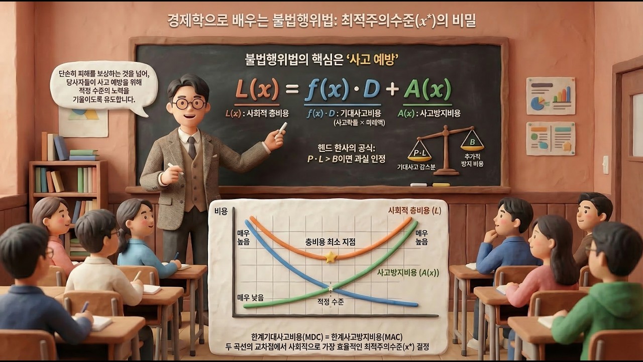 [이준구 미시경제학 8판 97] 제21장 법경제이론 - 21.4 불법행위법의 경제적 분석