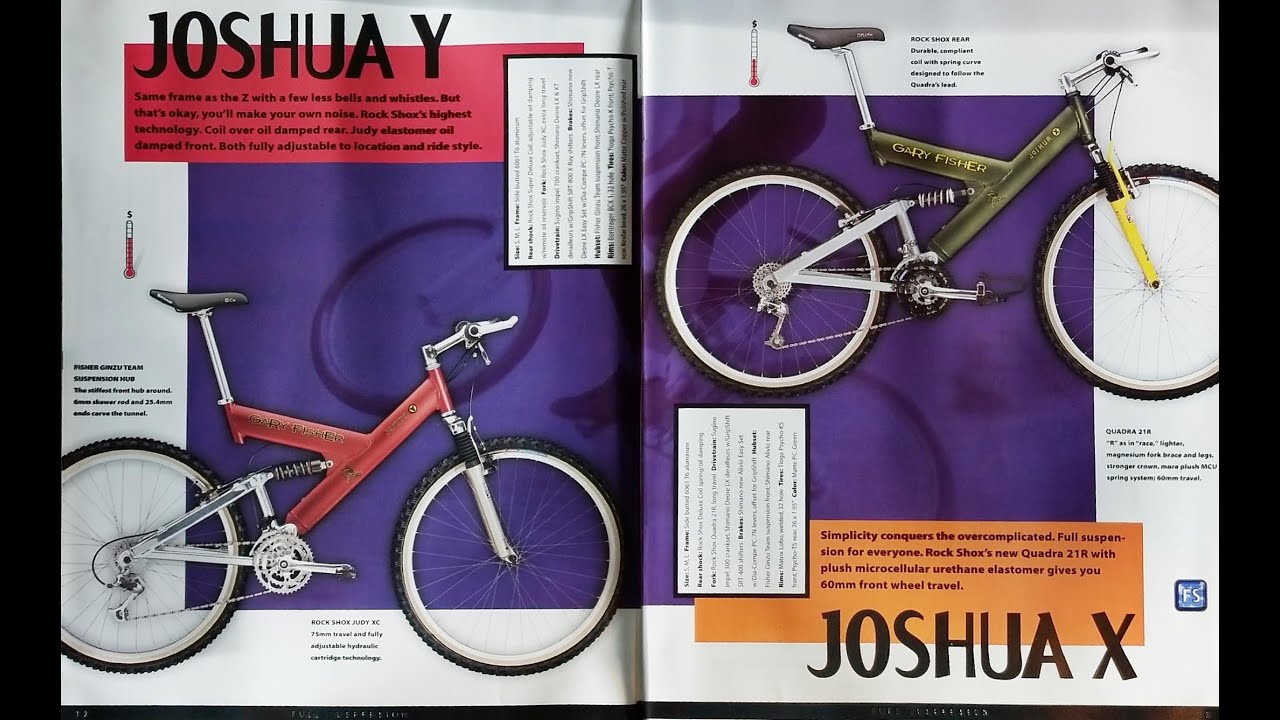 Gary Fisher Joshua Y 1996, Rockshox, Magura Raceline hydraulic rim brakes, Mavic 117/217 Ceramic