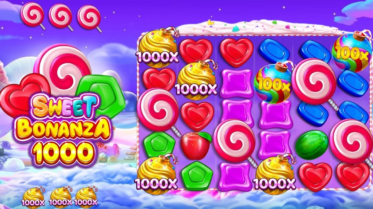 logramos entrar al bono ganador en Sweet Bonanza 1000 |