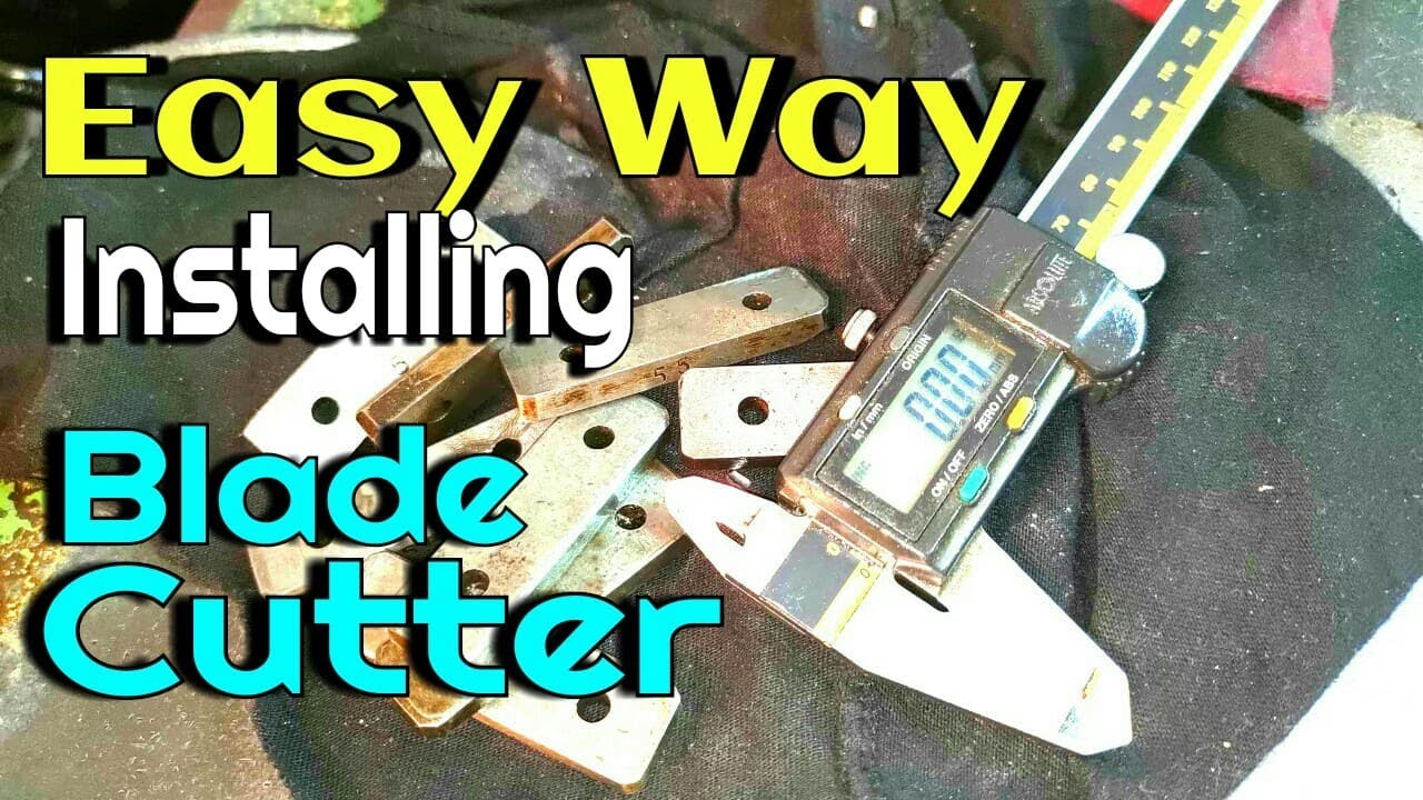 Easy Way To Install Blade Cutter In Bolt & Nuts Cold Forging Machine