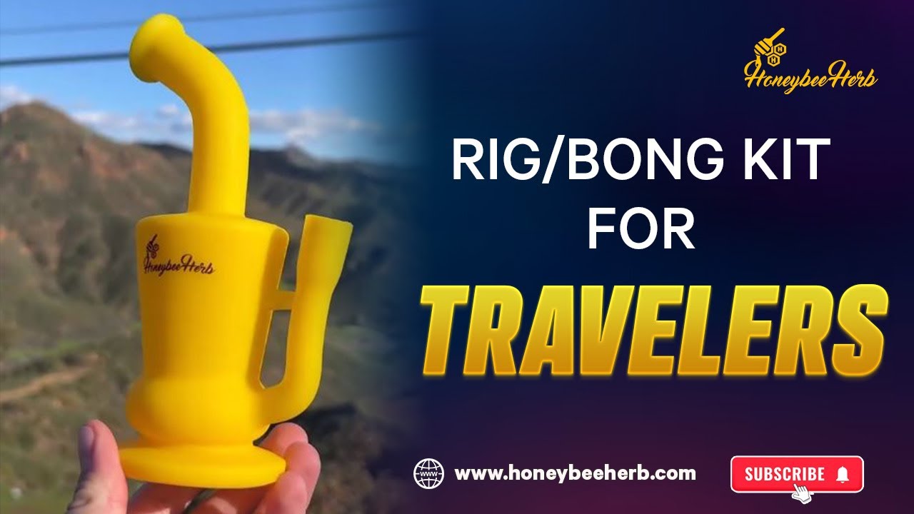 Rig/Bong Smokers Travelers Kit - Honeybee Herb