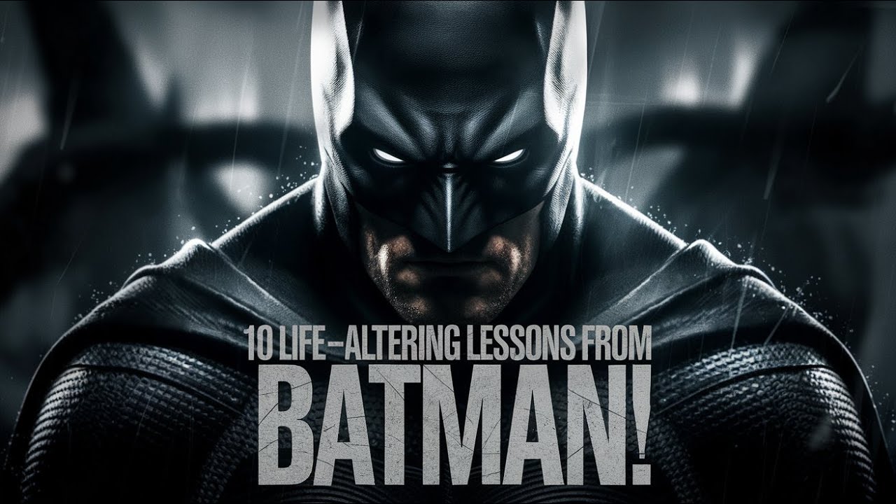 10 Life Altering Lessons from Batman