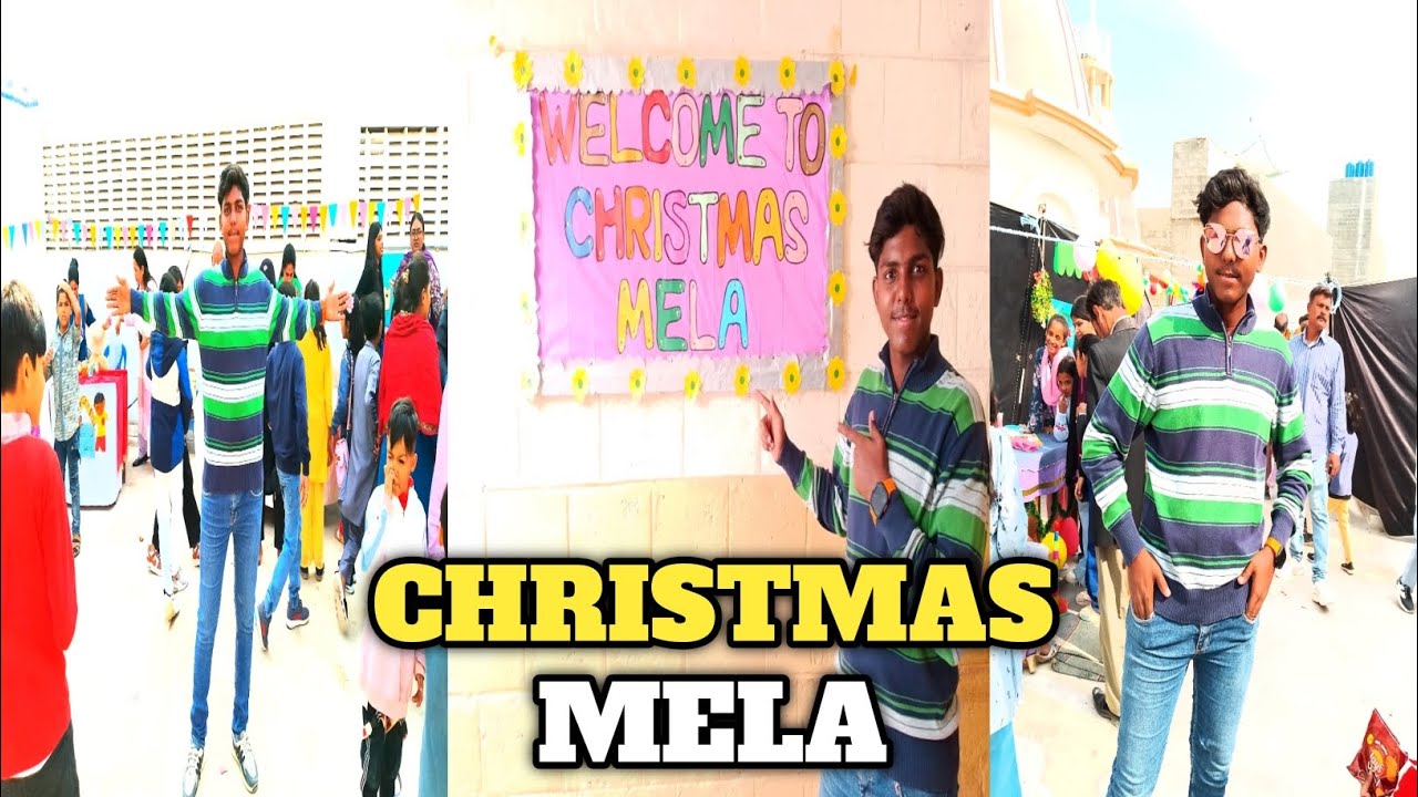 Welcome Christmas🎄 Mela full enjoy and lots of fun with comedy😂