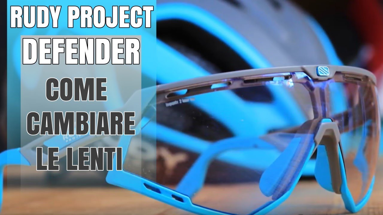 RUDY PROJECT DEFENDER: COME CAMBIARE LE LENTI
