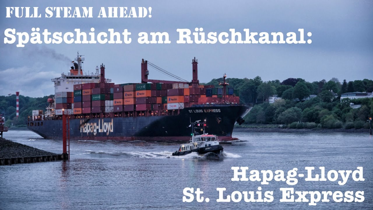 Shipspotting-Finkenwerder am R&uuml;schkanal, Hapag Lloyd 