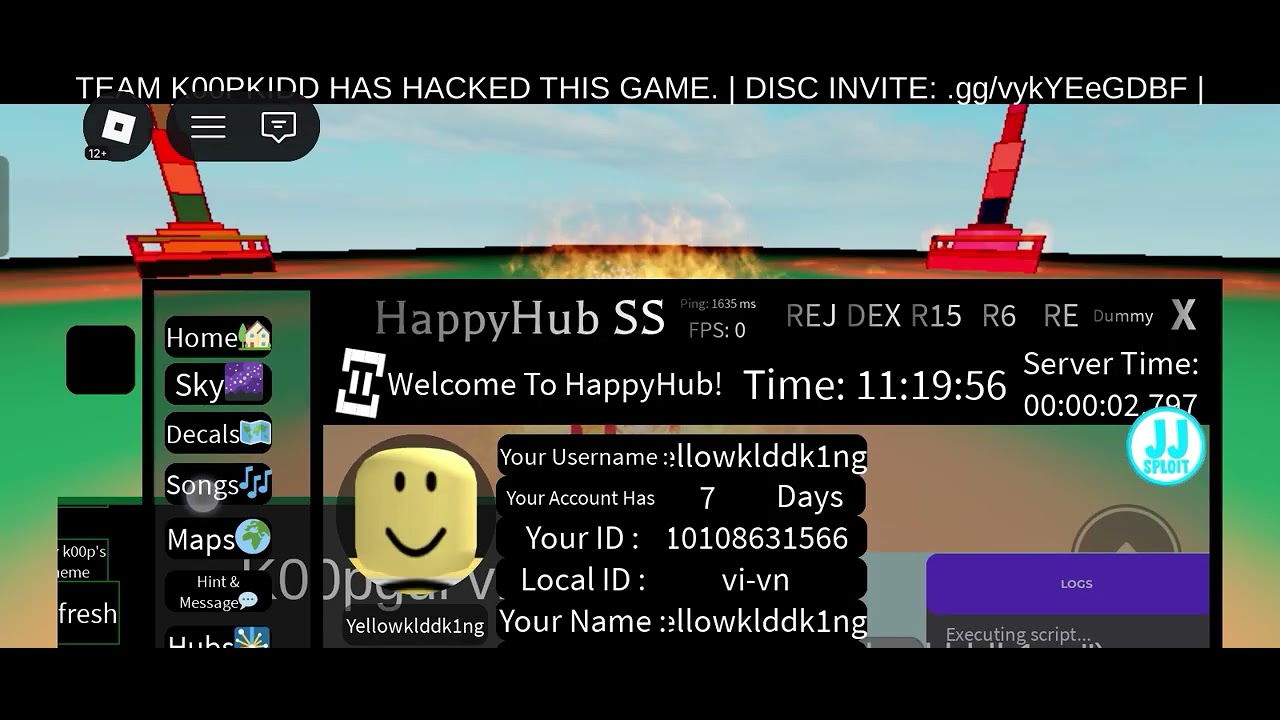 Showcasing G00BYD0LAN Executor by JayX