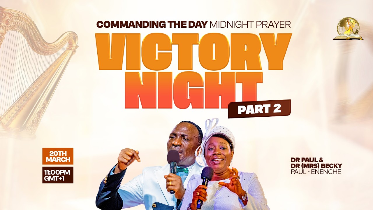 COMMANDING THE DAY MIDNIGHT PRAYER || VICTORY NIGHT PART 2 || 20-03-2026