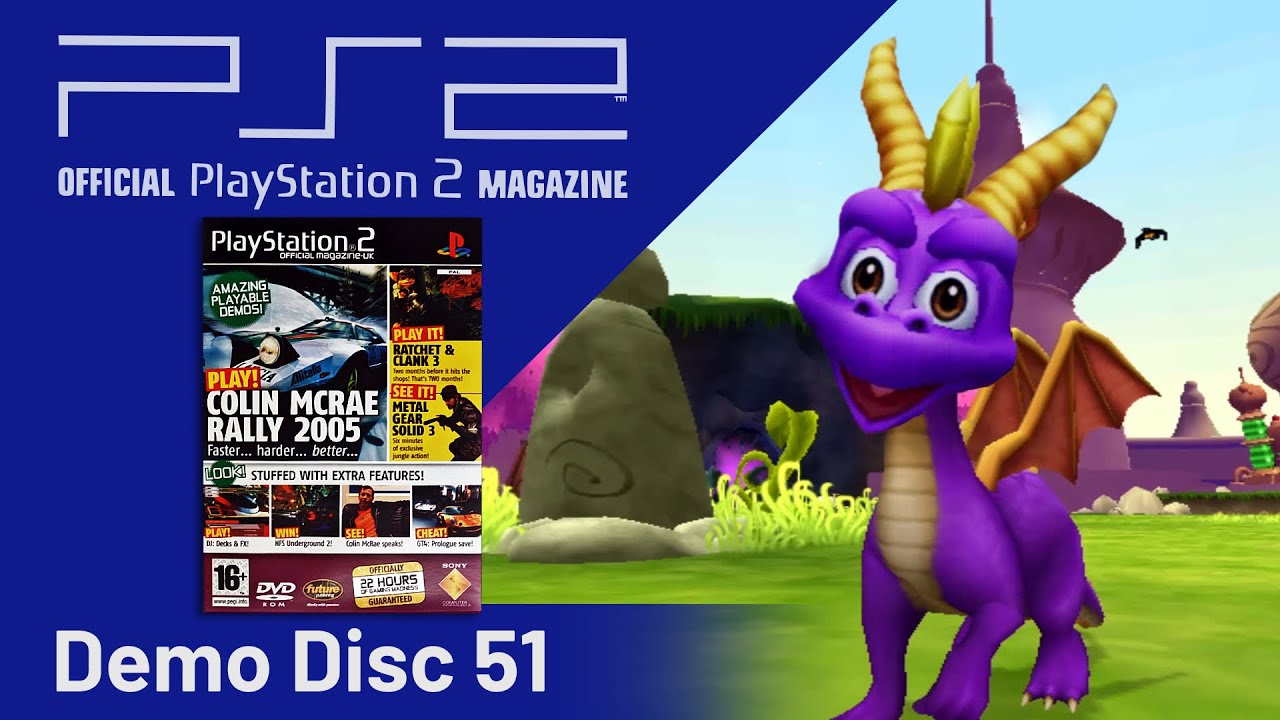 PS2 Demo Disc 51 Longplay HD (All Playable Demos, Spy, Monitor, Replay, Online and Comedown)