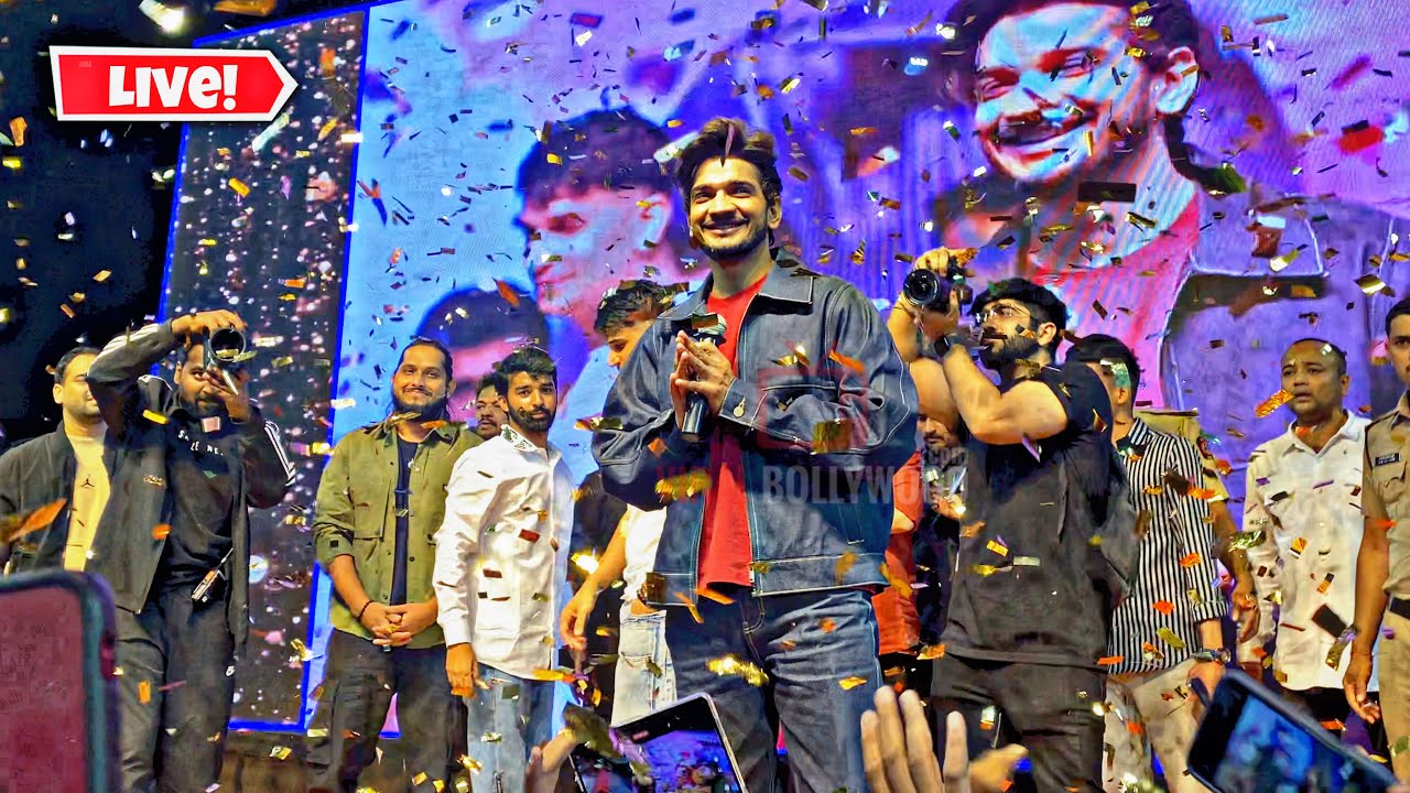 Munawar Faruqui Grand Entry Infront of Huge Crowd with Prince Narula at Mumbra Fan Meetup
