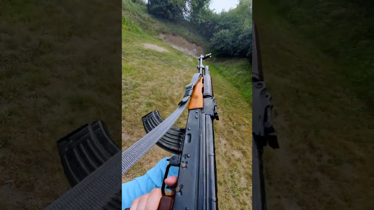 POV AK-47 Reload on Steel 💥 Fast Mag Change Flow