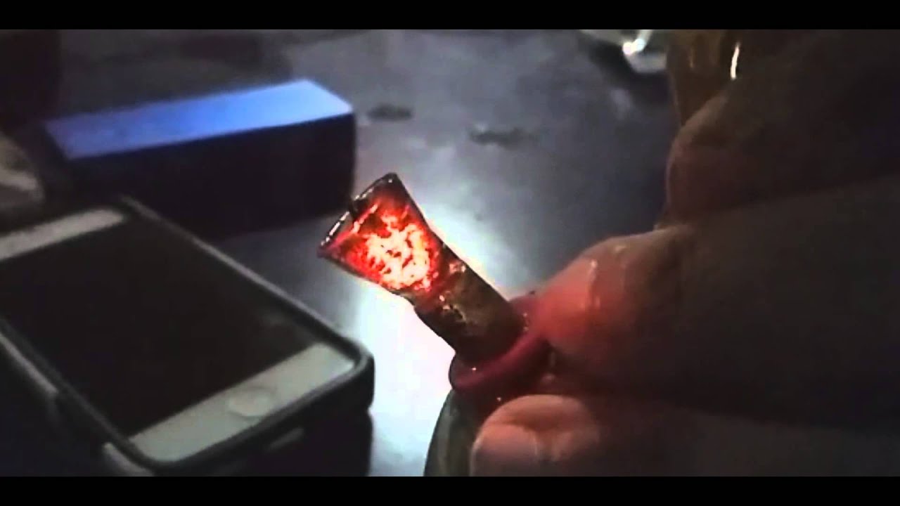 Head of awesome bong fell in slow motion
