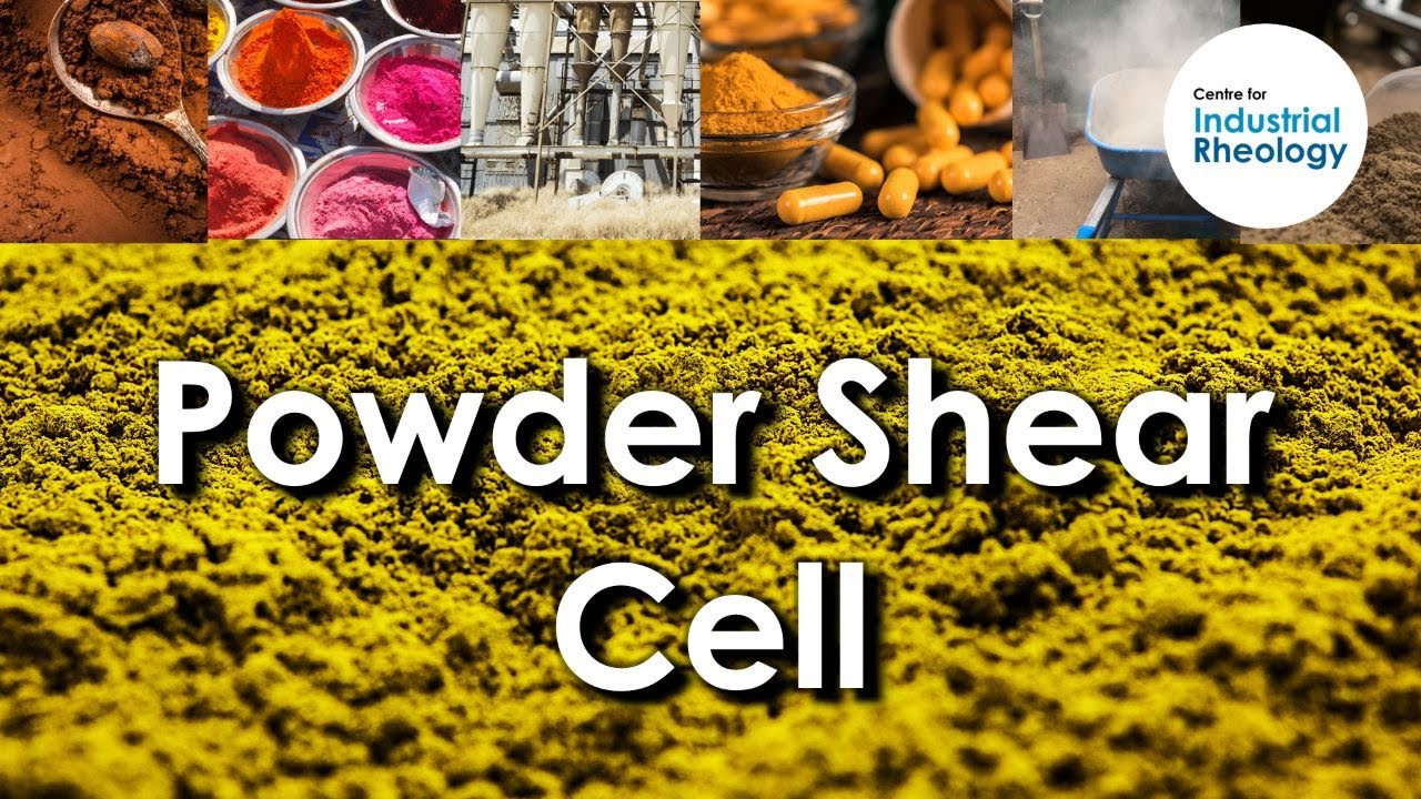 Powder Shear Cell - Characterising powder flow behaviour