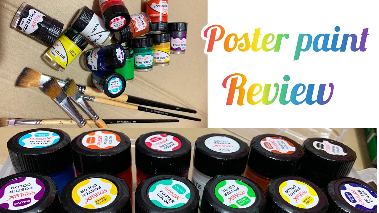 Poster colours Review | Poster color Tutorial for beginners | Poster colour unboxing