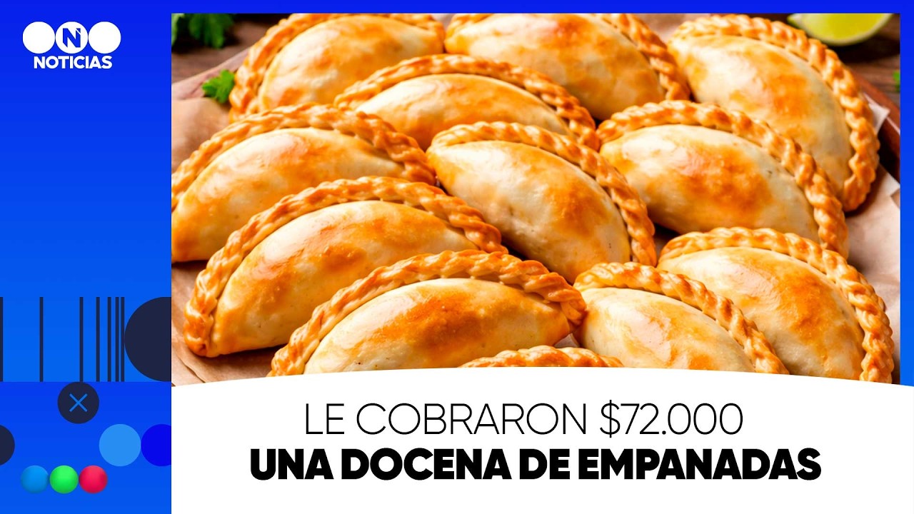 Le cobraron $72.000 una docena de empanadas