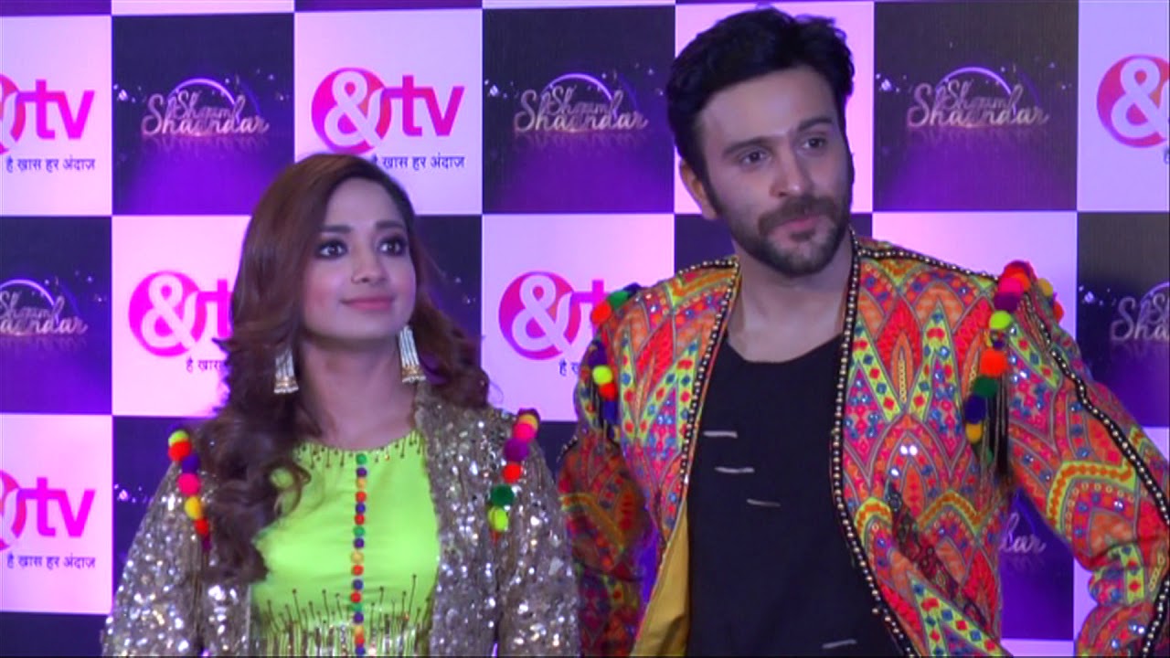 Karan Suchak & Jia Shankar at &TV New Year Event Shaam Shaandaar