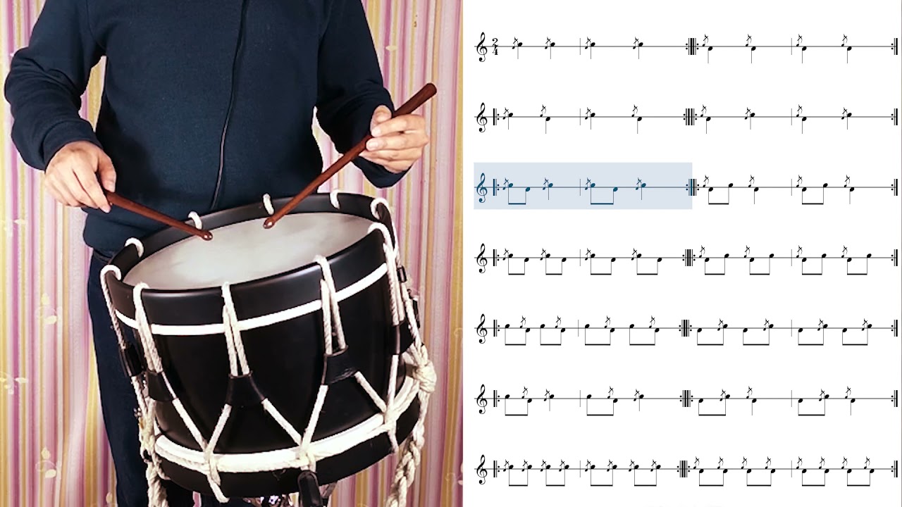 🥁EL MORDENTE (parte I). El tambor asturiano. Usos, rudimentos y patrones. The flam (part I)🥁