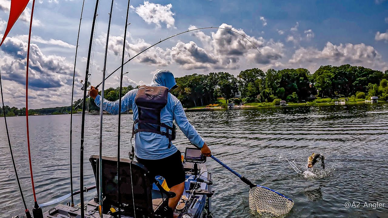 EPIC day chasing suspended bass!!!