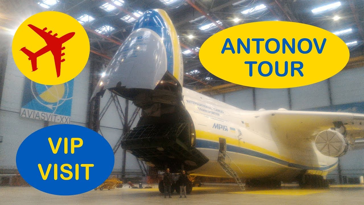 Antonov Plant Tour - VIP visit of AN-225 Mriya, AN-124 Ruslan, AN-22 Antei