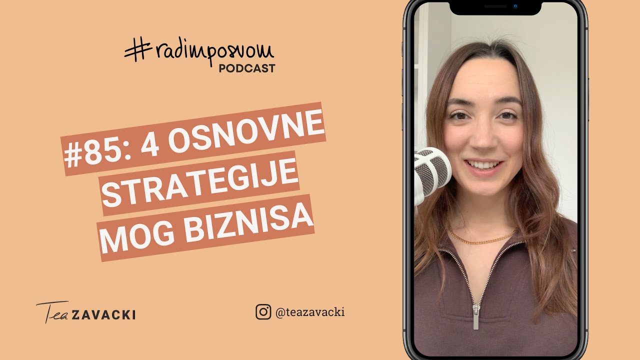4 bezvremenske strategije koje primjenjujem u svom biznisu | #radimposvom