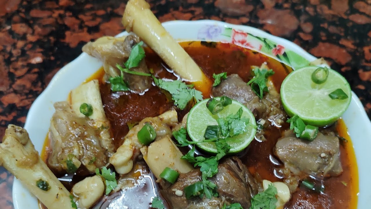 Winter Special Mutton Paya Nalli Nihari Recipe | Nalli Nihari Recipe | Very Delicious Recipe 🤤😋