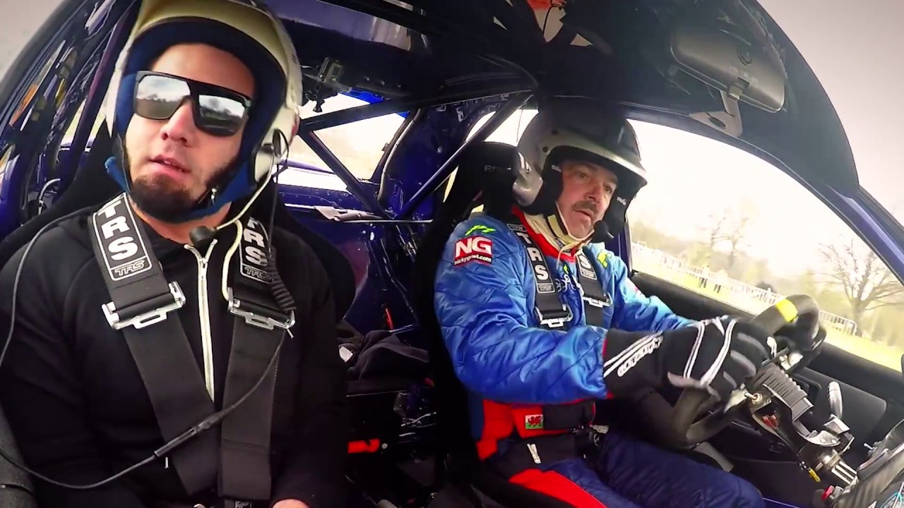 David Llewellin British Rally Championship Jesse McClure from Storage Hunters USA Race Retro