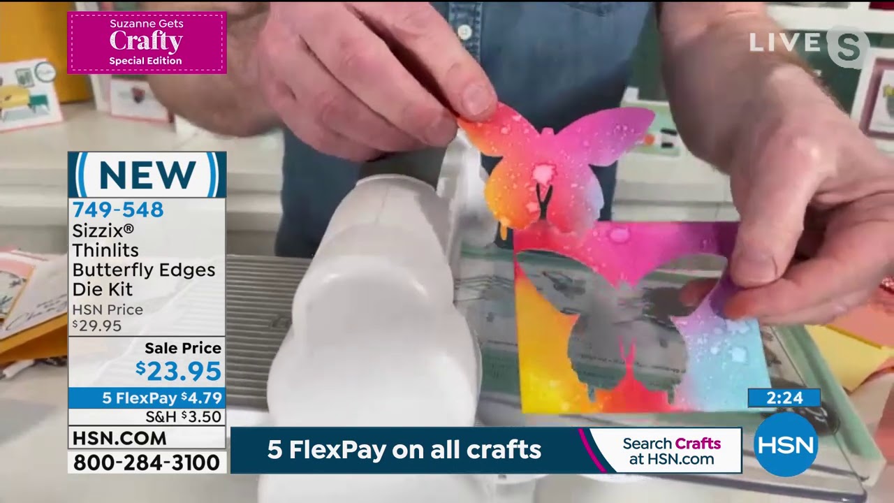 Sizzix Thinlits Butterfly Edges Die Kit