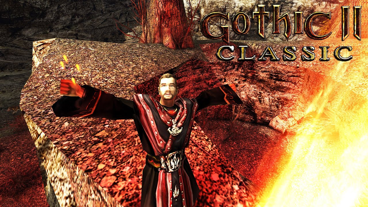 NO DEATH │ Gothic 2 CLASSIC │ Маг Огня │ Попробовать отыграть ЧИСТОГО мага? [1]