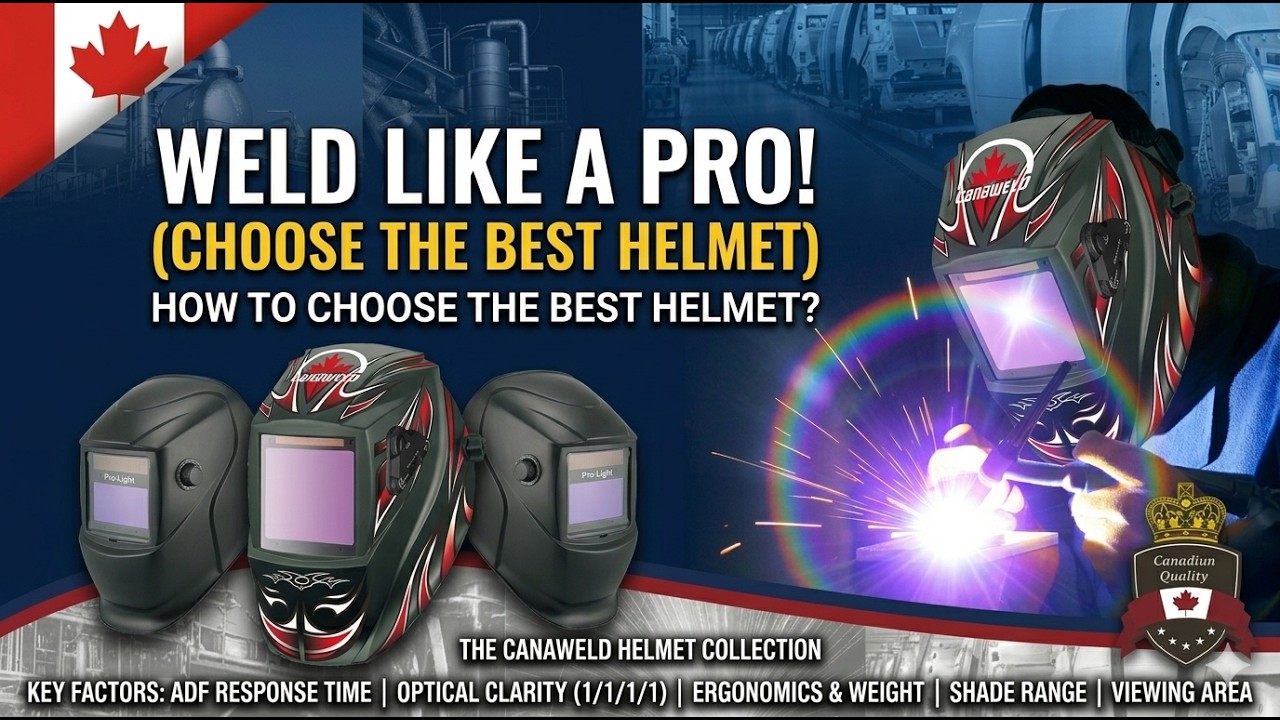 How to choose right helmet's shade for different welding process