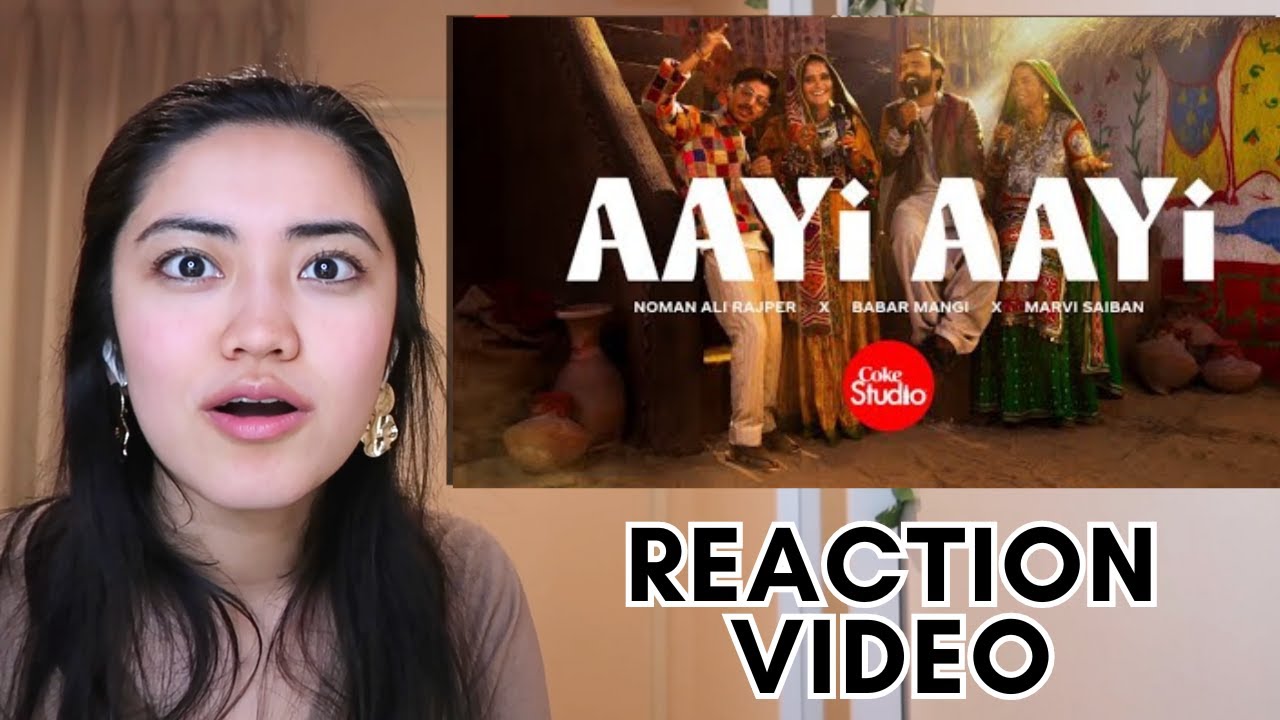 Japanese-Indian 1st Time Reacts: Coke Studios Pakistan | Aayi Aayi | Noman Ali Rajper