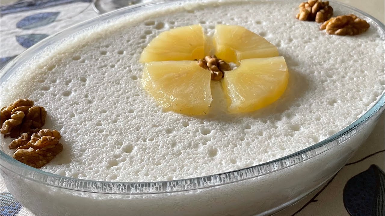 PINEAPPLE FLUFF-very tasty desert made with only four ingredients