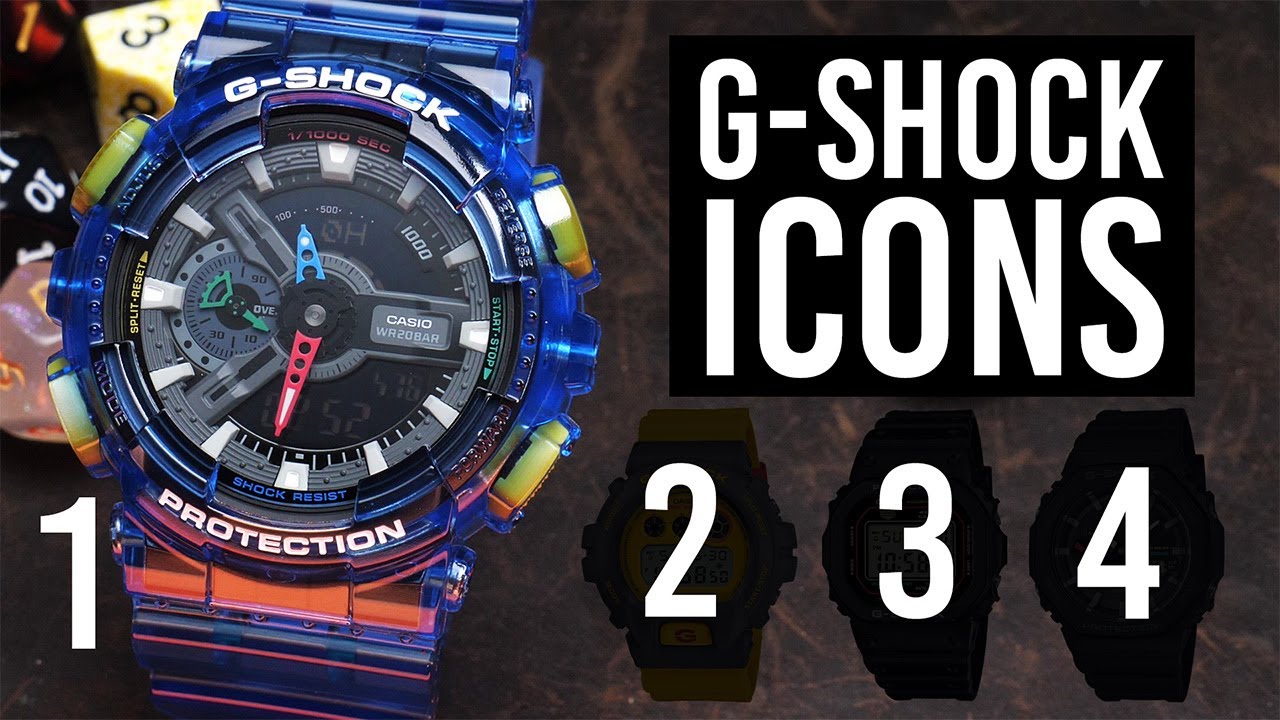 Casio calls these 4 G-Shocks their Masterpieces