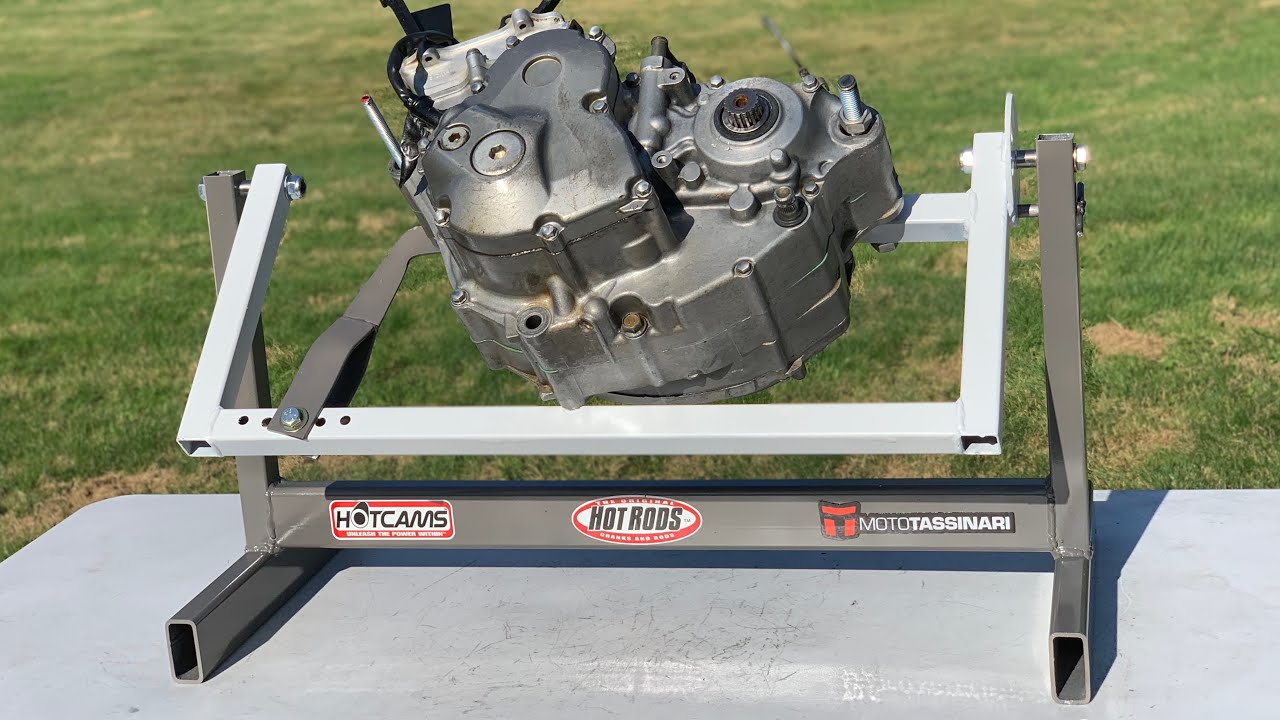 How To Make a Dirt Bike Engine Stand At Home!