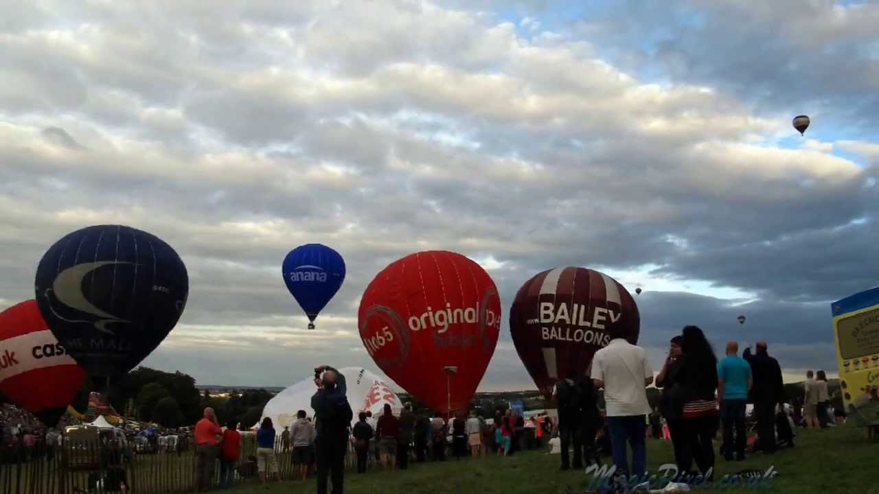 Bristol international balloon fiesta 2013 timelapse