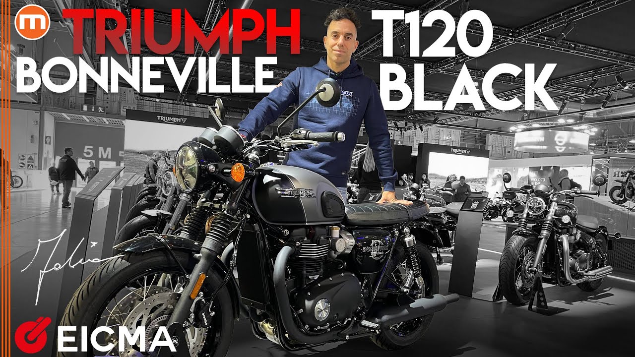 Triumph Bonneville T120 e T120 Black 2026 | Come cambiano le modern classic viste a EICMA 2025