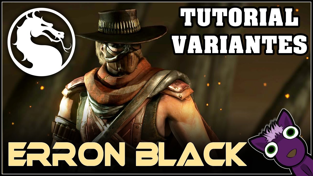 Mortal Kombat X (PS4), Tutorial de variantes - ERRON BLACK - Español