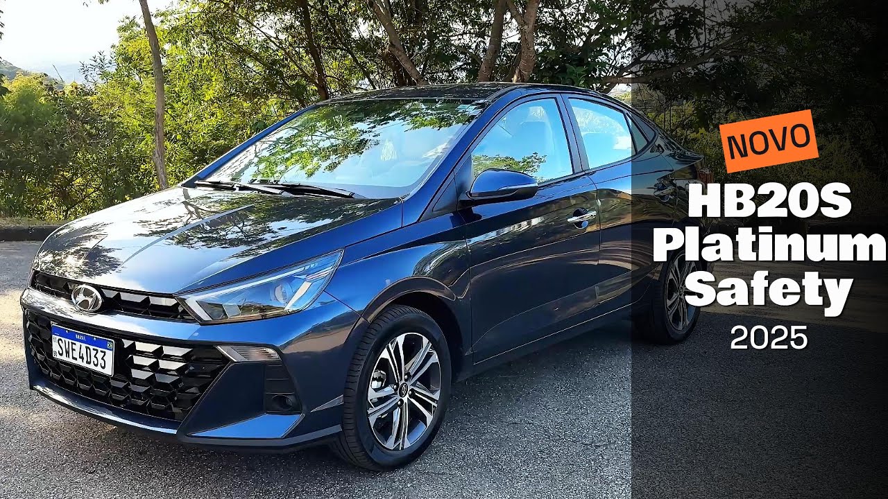 Novo Hyundai HB20S Platinum Safety 2025 | Avaliação completa + Teste de desempenho! 🔥