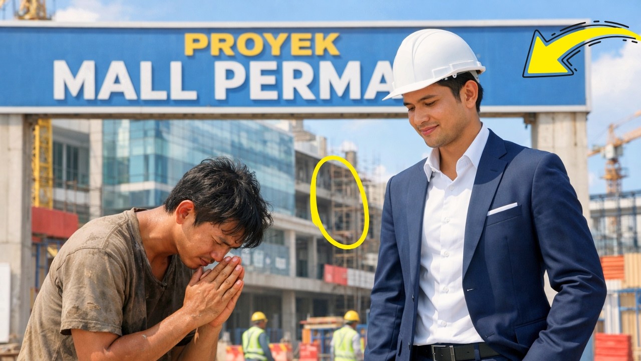 Izin Pak, Adakah Lowongan Kerja jadi Kuli di Proyek ini? Miliarder Syok Ternyata Pemuda Miskin itu..