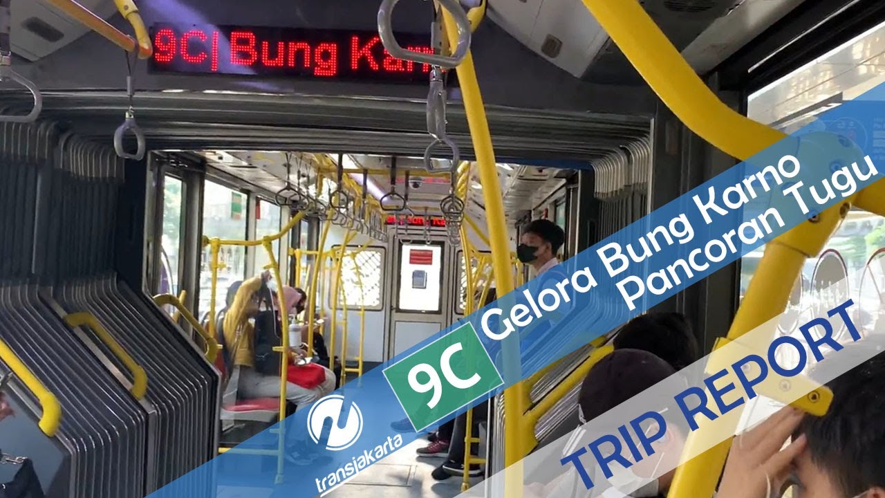 STRESS-FREE, LOW-COST TRAVEL TO PANCORAN | TransJakarta | 9C. Gelora Bung Karno to Pancoran Tugu