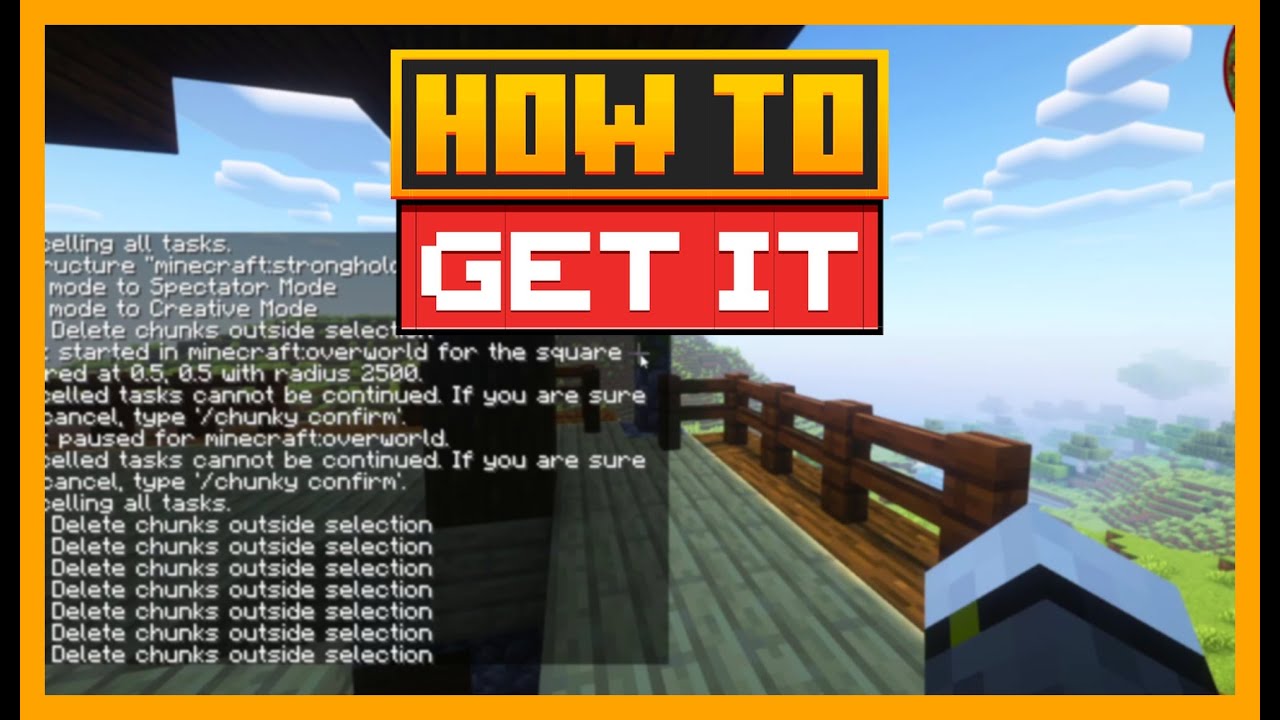 HOW TO USE Chunky with DISTANT HORIZONS in MINECRAFT